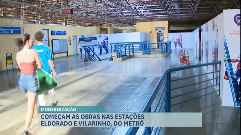 Vídeo: Obras de modernização do metrô de BH começam nesta quarta-feira (20)