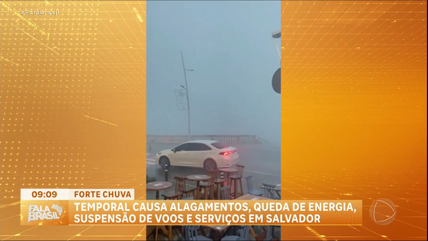 Vídeo: Chuvas causam transtornos em vários pontos de Salvador, na Bahia