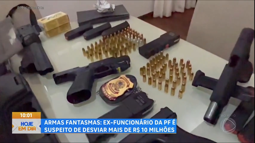 Vídeo: Ex-funcionário da PF é preso por fraudar sistema de entrega voluntária de armas