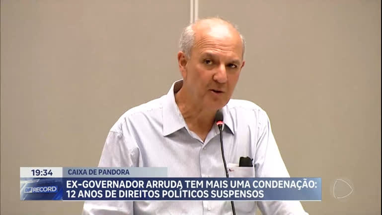 Vídeo: Ex-governador Arruda tem direitos políticos suspensos por 12 anos