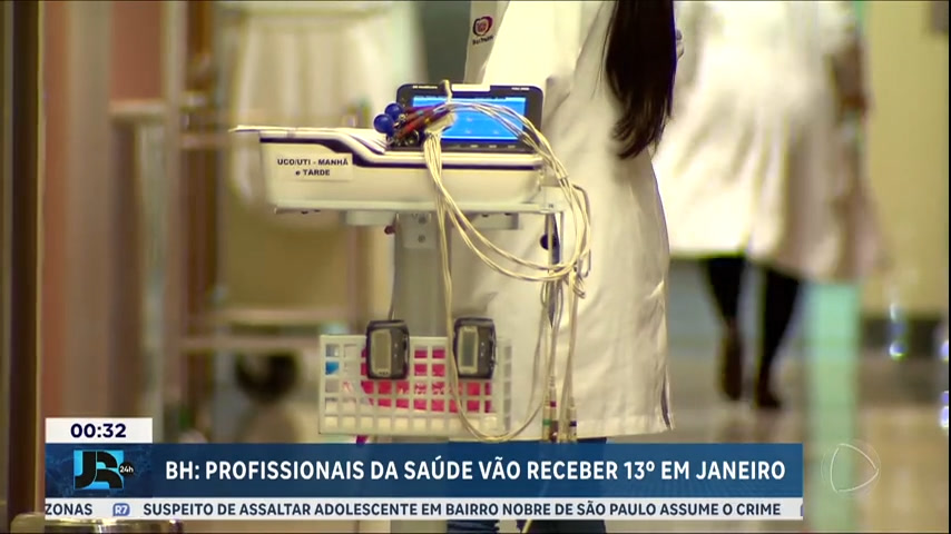 BH: profissionais da área da saúde vão receber a segunda parcela do 13º salário apenas em janeiro – JR 24H