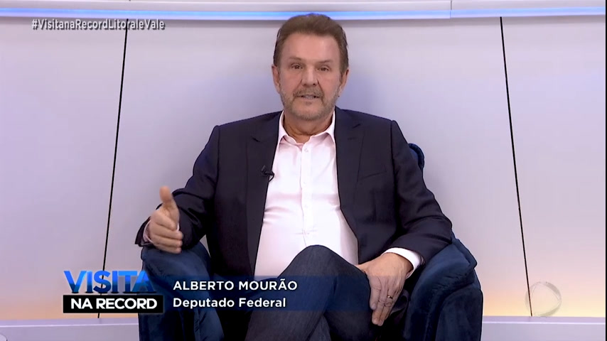 Vídeo: Visita na Record recebe Alberto Mourão