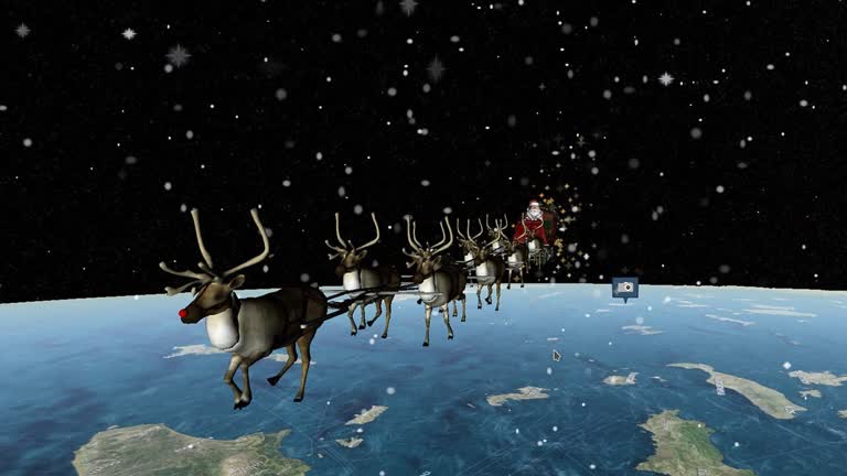 Vídeo: Cadê o Papai Noel? Site do governo dos EUA mostra a localização exata do trenó do velhinho