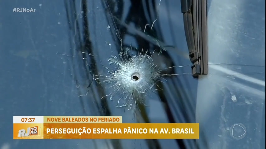 Vídeo: Tiroteio espalha pânico e deixa 9 feridos na avenida Brasil, no Rio