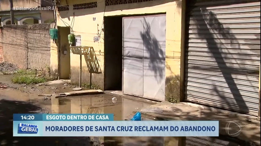 Vídeo: Moradores reclamam de abandono em Santa Cruz, na zona oeste do Rio de Janeiro