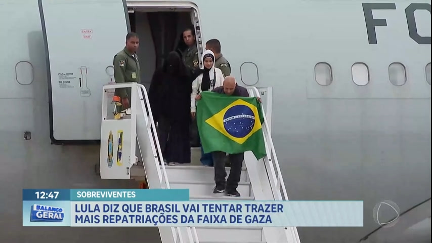 Vídeo: Presidente Lula participa de almoço de Natal com repatriados da Faixa de Gaza