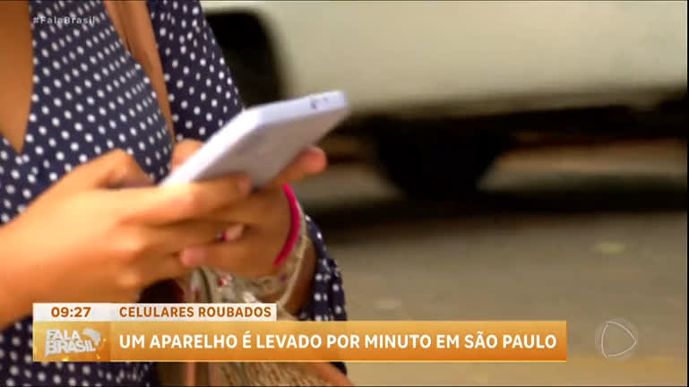 Vídeo: São Paulo tem um celular roubado a cada minuto, mostra relatório