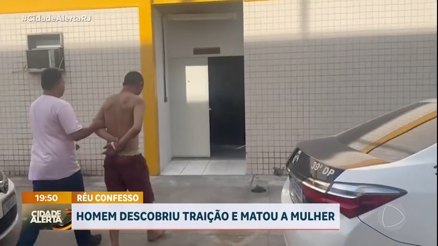 Vídeo: Homem é preso após matar a companheira na zona norte do Rio