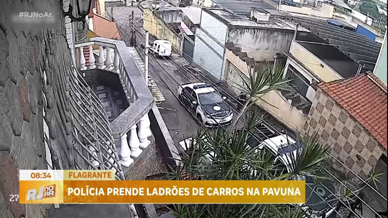 Vídeo: Um homem morre e três suspeitos são presos após perseguição policial no Rio