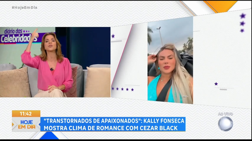Vídeo: Transtornados de apaixonados! Kally Fonseca e Cezar Black surgem em clima de romance