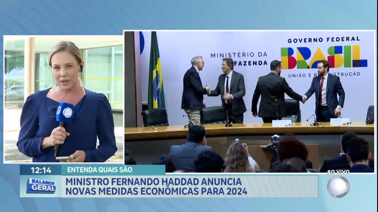 Vídeo: Ministro Fernando Haddad anuncia novas medidas econômicas para 2024