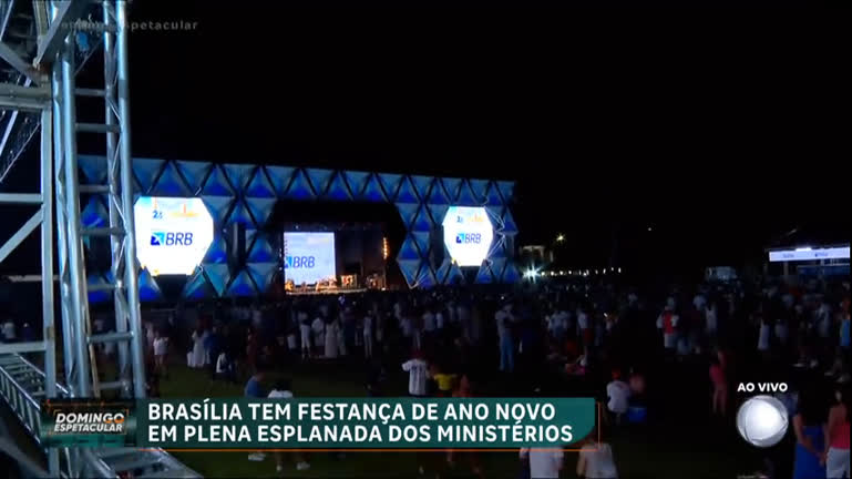Vídeo: Brasília celebra chegada de 2024 com festa na Esplanada dos Ministérios