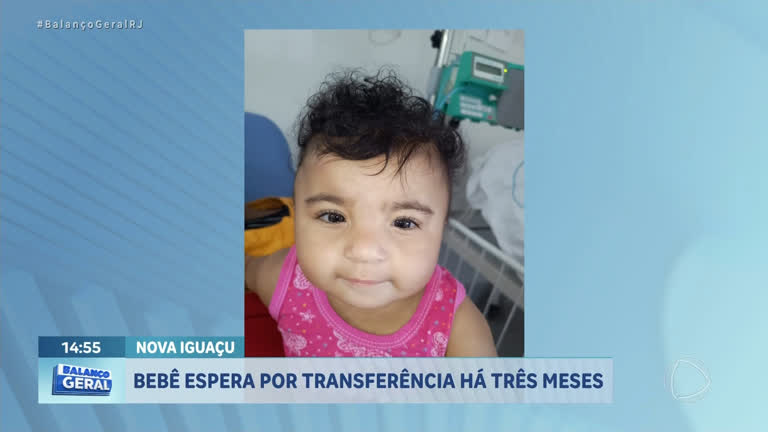 Vídeo: Bebê internada há três meses aguarda transferência para passar por cirurgia no Rio