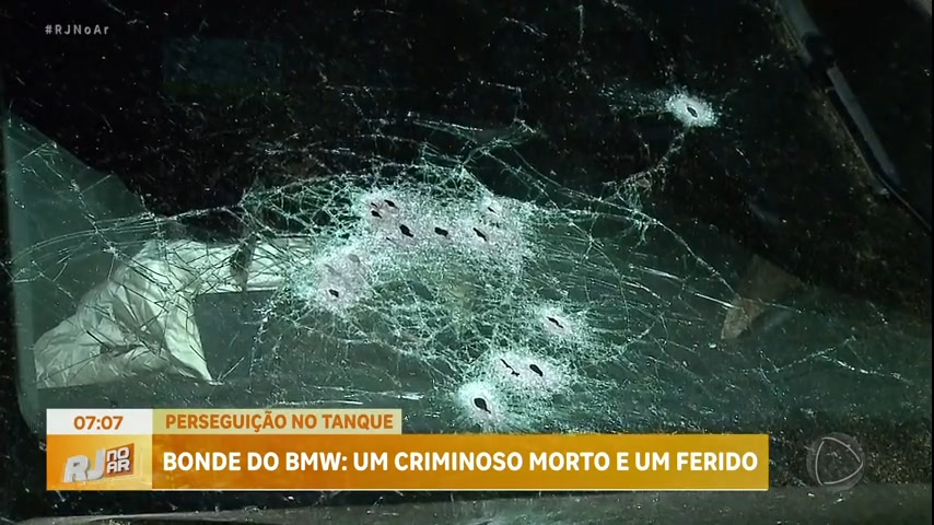 Vídeo: Confronto entre Polícia Militar e 'bonde do BMW' deixa um criminoso morto no Rio