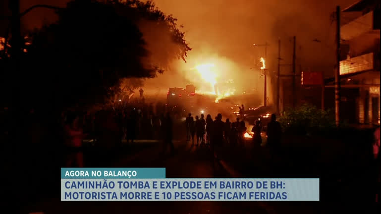 Vídeo: Hospital divulga estado de saúde das pessoas feridas no incêndio do caminhão-tanque em BH