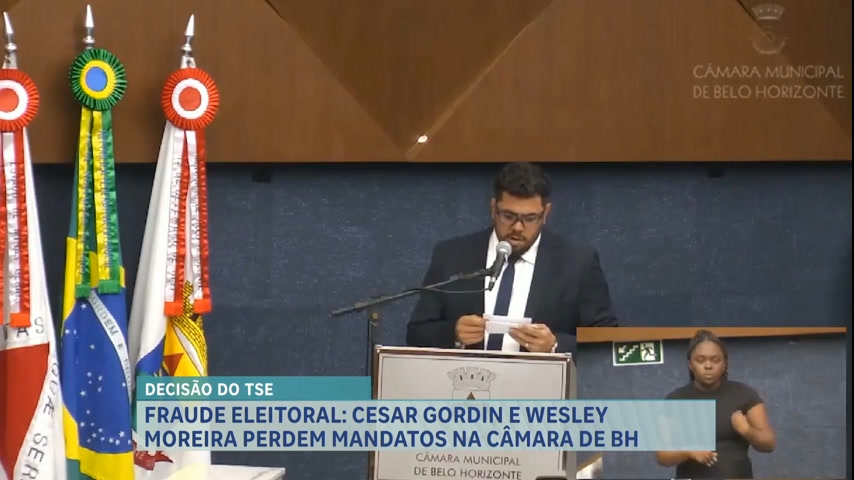 Vídeo: Justiça Eleitoral cassa mandato de dois vereadores de Belo Horizonte