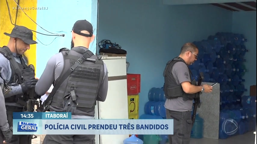 Vídeo: RJ: Polícia prende 3 suspeitos em operação contra narcomilicianos