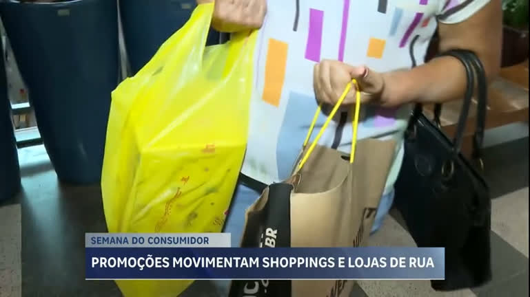 Vídeo: Várias lojas de BH promovem descontos para semana do consumidor