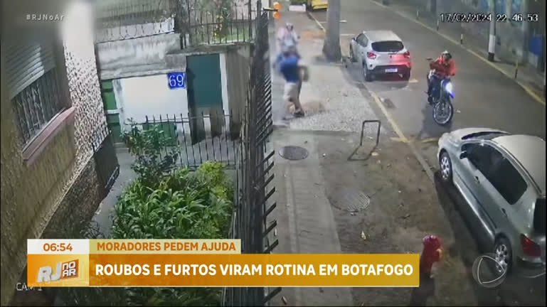 Vídeo: Moradores sofrem com frequentes roubos e furtos em Botafogo, zona sul do Rio