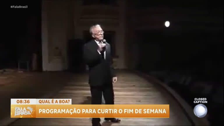 Vídeo: Moacyr Franco faz shows em São Paulo com grandes sucessos da carreira