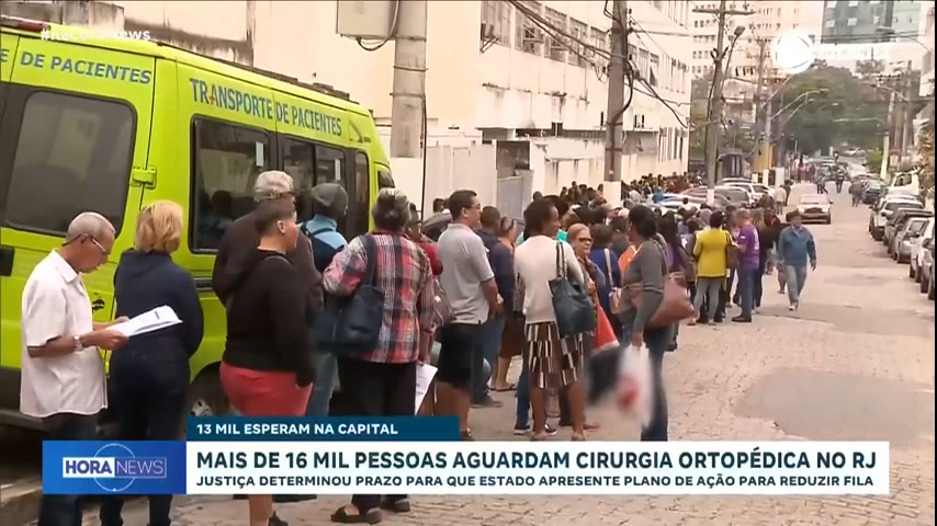 Vídeo: Mais de 16 mil pessoas esperam por cirurgia ortopédica no Rio de Janeiro