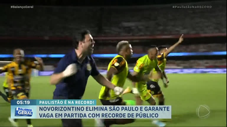 Vídeo: Novorizontino surpreende e elimina São Paulo no Paulistão; veja semifinais