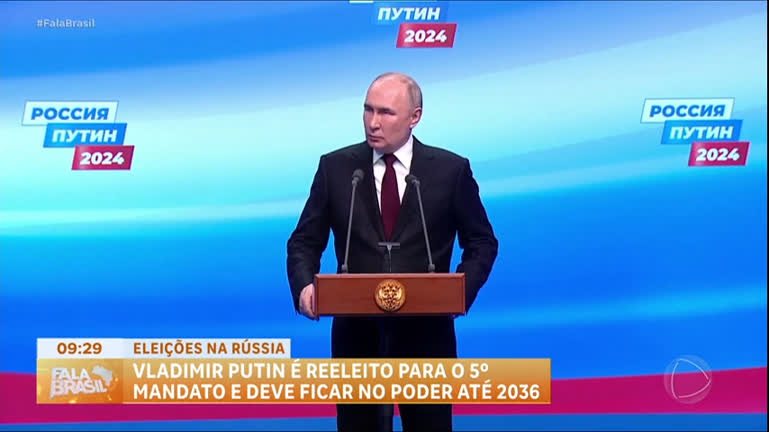 Vídeo: Putin é reeleito para quinto mandato na Rússia após eleições marcadas por tensões
