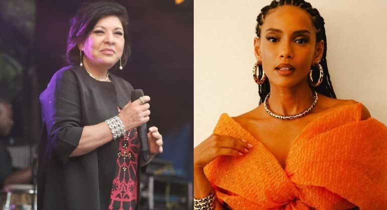 Vídeo: Taís Araújo chama atenção de Roberta Miranda por errar letra de ‘Majestade, o Sabiá’