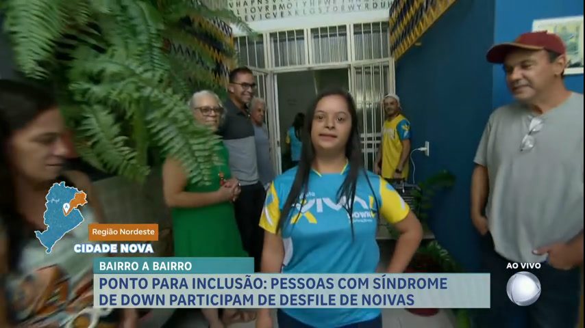 Vídeo: Bairro a Bairro: programa mostra preparação de meninas com síndrome de Down para desfile de noivas