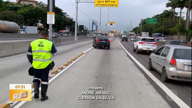 Vídeo: (RJ) Motorista de aplicativo e fuzileiro naval são baleados durante arrastão na Avenida Brasil