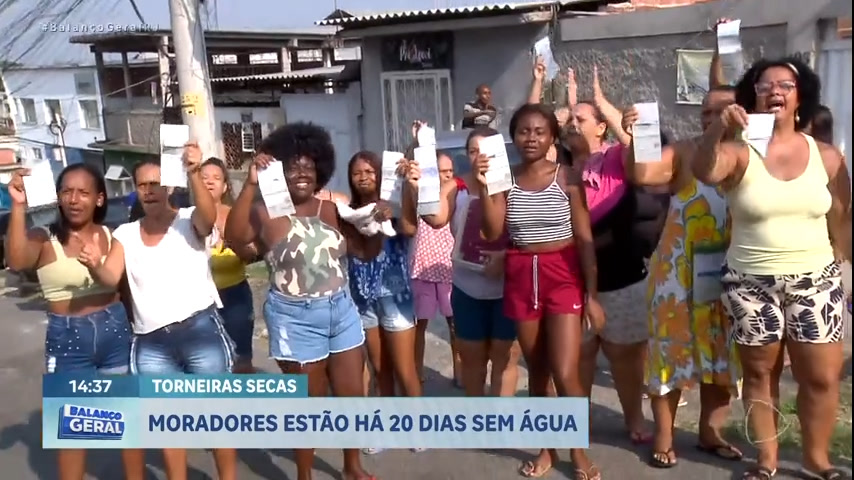 Vídeo: Moradores estão sem água há 20 dias em Vigário Geral, na zona norte do Rio