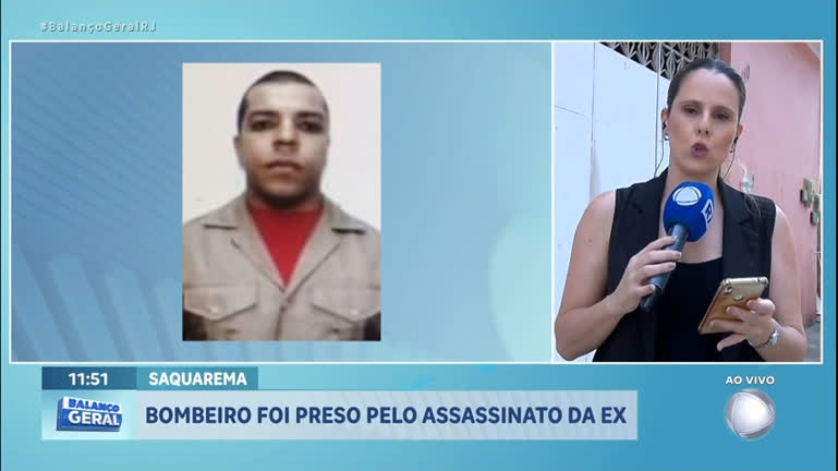 Vídeo: Sargento do Corpo de Bombeiros é preso por suspeita de matar a ex-mulher em Saquarema (RJ)