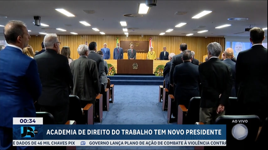 Vídeo: Academia Brasileira de Direito do Trabalho tem novo presidente e diretoria