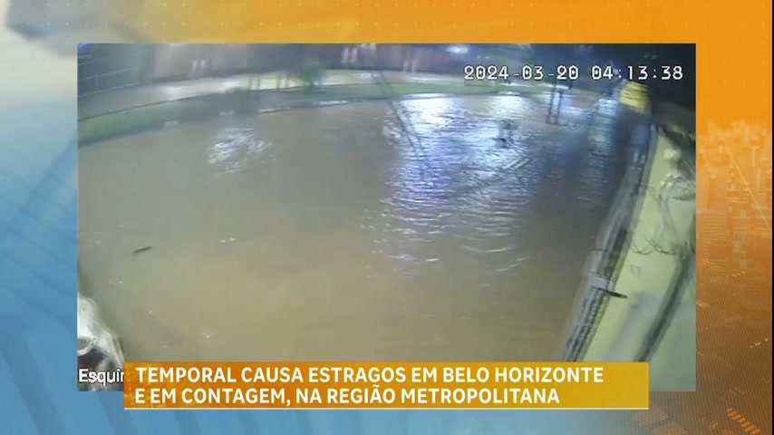 Vídeo: Temporal causa estragos em Belo Horizonte e região metropolitana