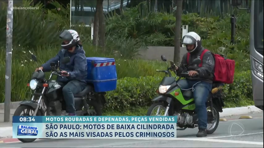 Vídeo: Saiba por que motos de baixa cilindrada são mais visadas pelos bandidos