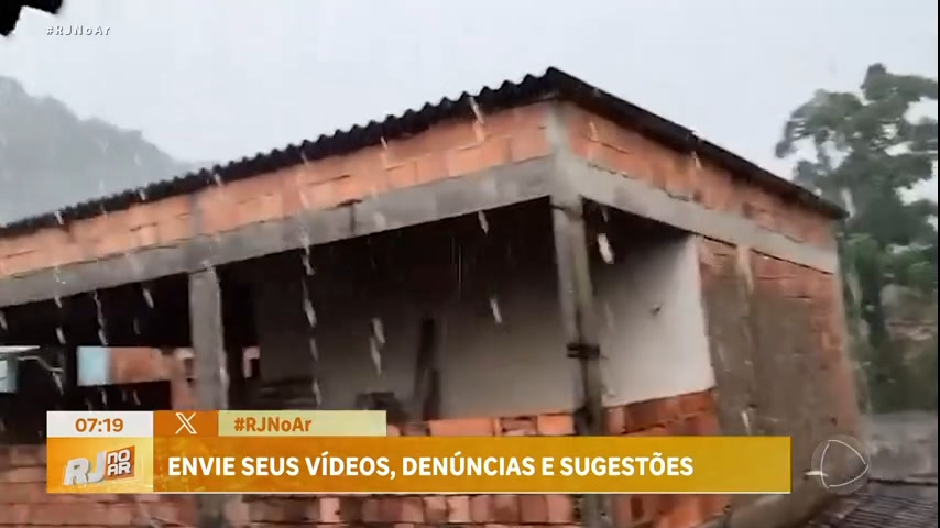 Vídeo: Último dia de verão tem fortes chuvas na Baixada Fluminense e Região Serrana