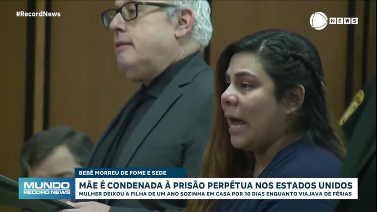 Vídeo: Mãe é condenada à prisão perpétua após bebê morrer por ficar dez dias sozinha em cercadinho