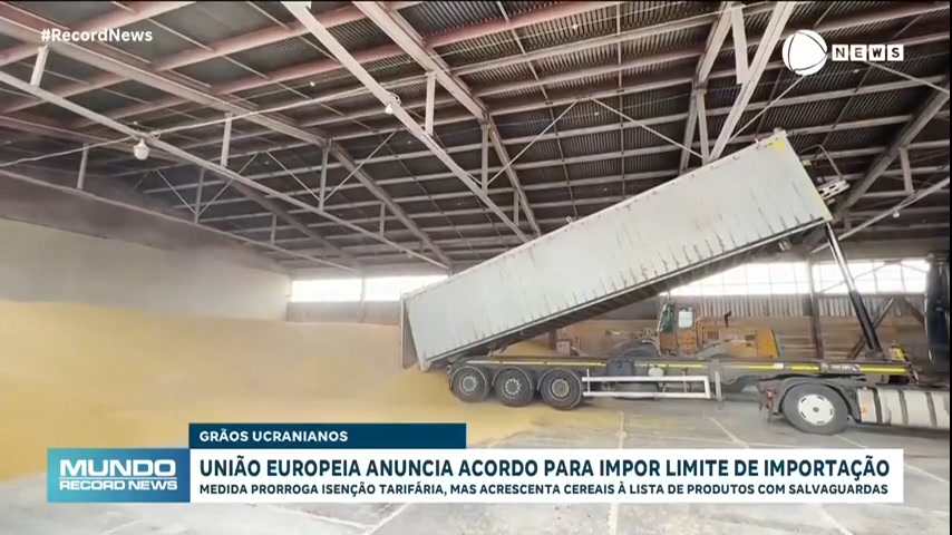Vídeo: União Europeia chega a acordo para frear as importações de cereais ucranianos