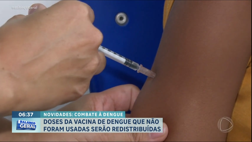 Vídeo: Ministério da Saúde vai redistribuir vacinas de dengue que não foram utilizadas