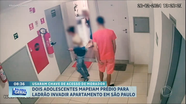 Vídeo: Ladrões conseguem chave de acesso de morador, invadem apartamento e deixam prejuízo de R$ 20 mil