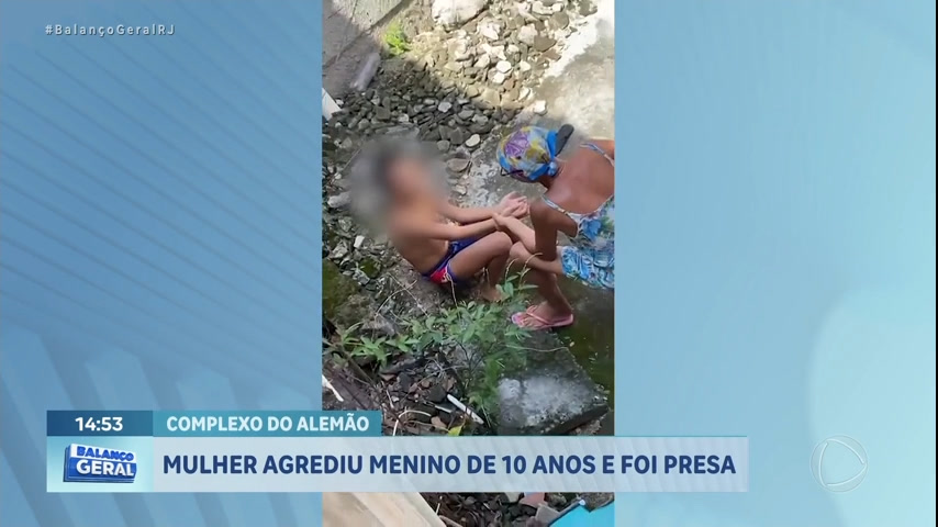 Vídeo: Babá é presa por agredir criança no Complexo do Alemão, na zona norte do Rio