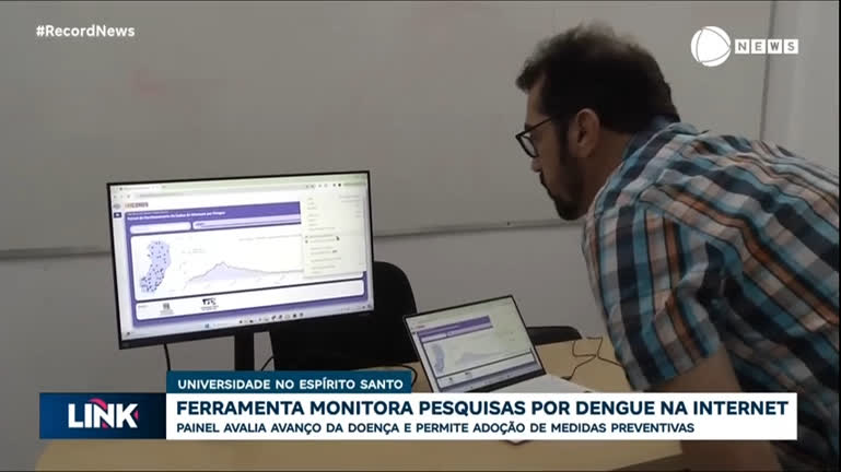 Vídeo: Ferramenta monitora o aumento de casos de dengue no Espírito Santo por pesquisas na web