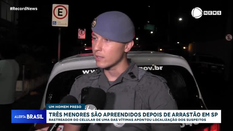 Vídeo: Grupo de assaltantes é preso após arrastão na zona sul de São Paulo