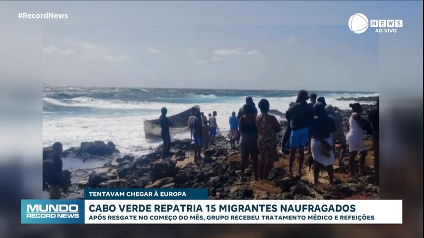 Vídeo: Cabo Verde anuncia que os migrantes naufragados já foram repatriados