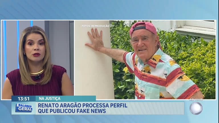 Vídeo: Renato Aragão processa perfil que publicou fake news sobre internação