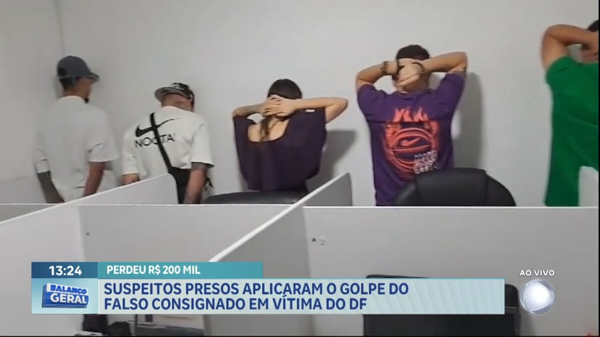 Vídeo: Suspeitos são presos por aplicar golpe do falso consignado em vítima do DF