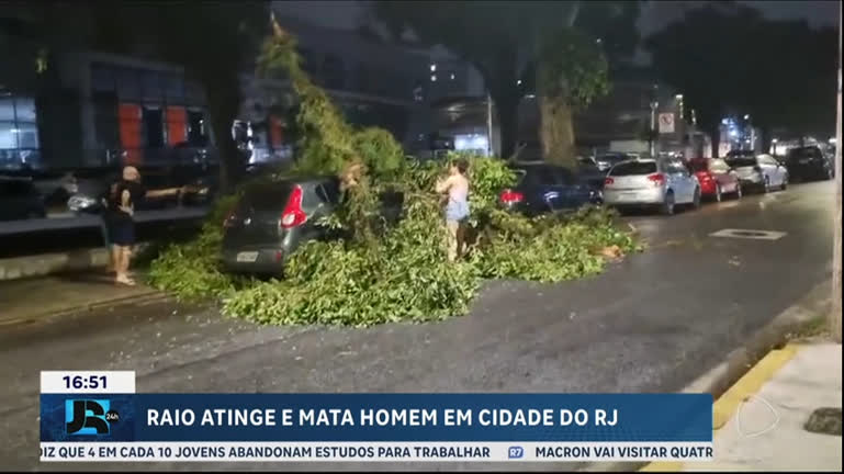 Vídeo: Primeira morte devido às chuvas é confirmada no Rio de Janeiro