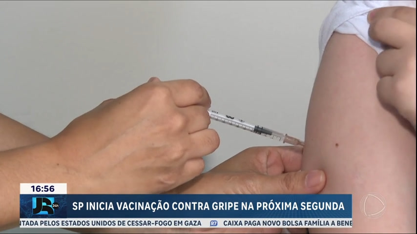 Vídeo: São Paulo antecipa campanha, e vacinação contra a gripe começa na segunda (25)
