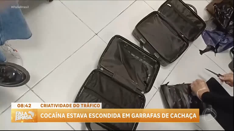Vídeo: Três pessoas são presas no Aeroporto de Viracopos tentando levar cocaína para a Europa