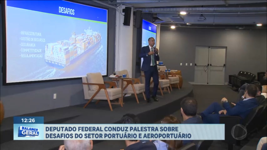 Vídeo: LIDE LITORAL PAULISTA mostra palestra sobre Portos e Aeroportos